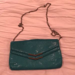 White House Black Market snakeskin purse